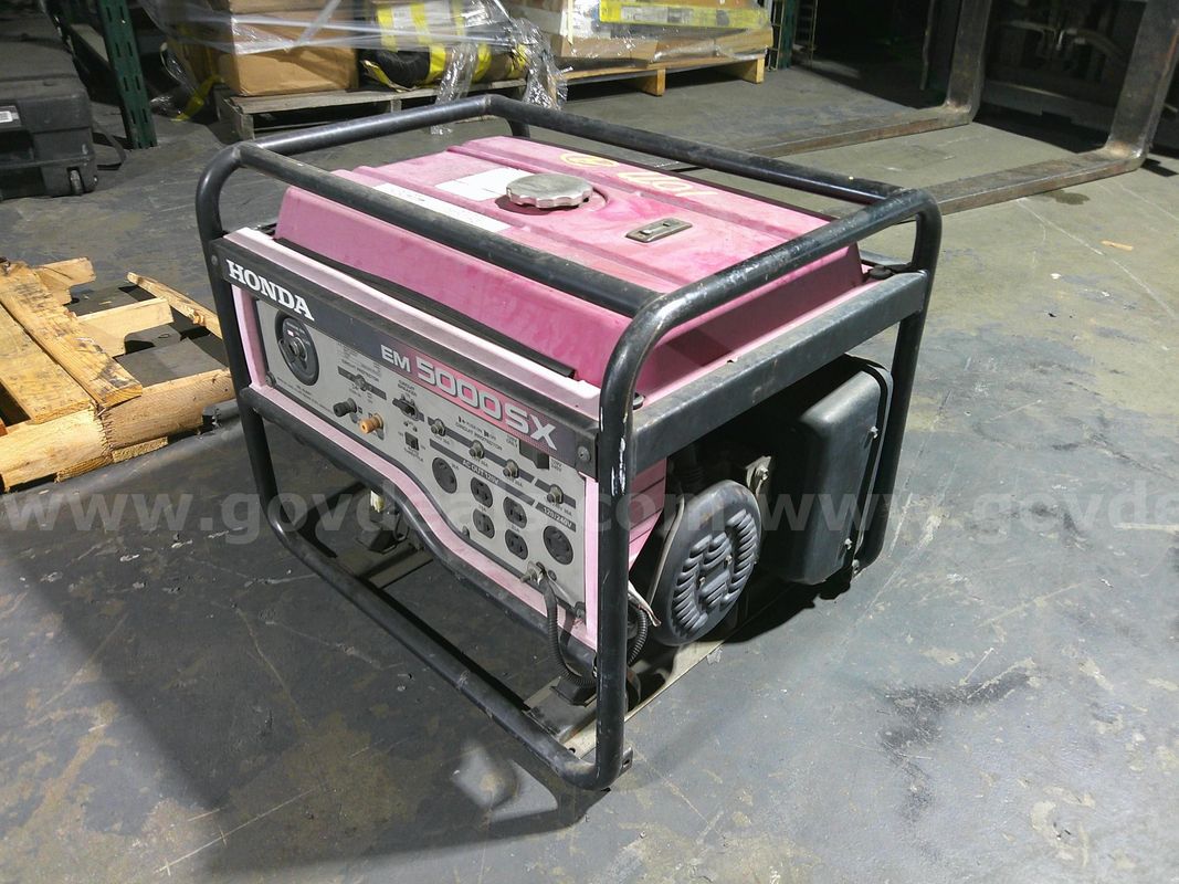 2007 Honda EM5000SX GENERATOR