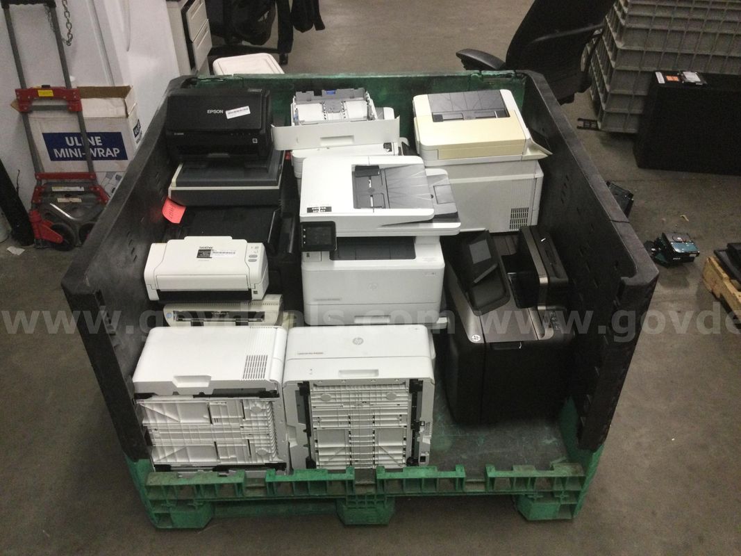 One (1) Lot of Large Assorted Printers (Not Tested)