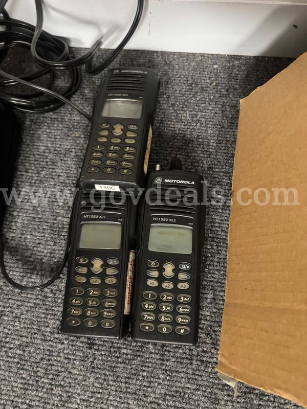 Motorola HT1550 XLS Two-Way Radios – 3 Unit lot