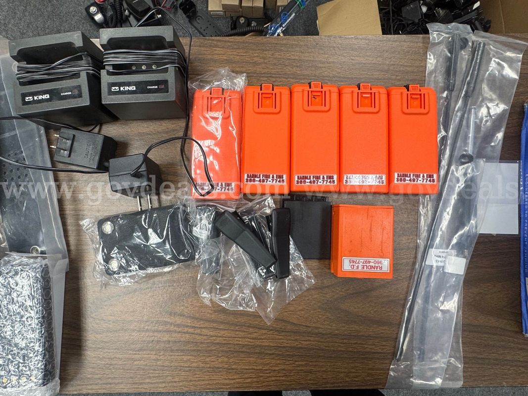 BK Radio KNG2 P150 Portable Radios, Chargers, Batteries & Accessories – Large Lot