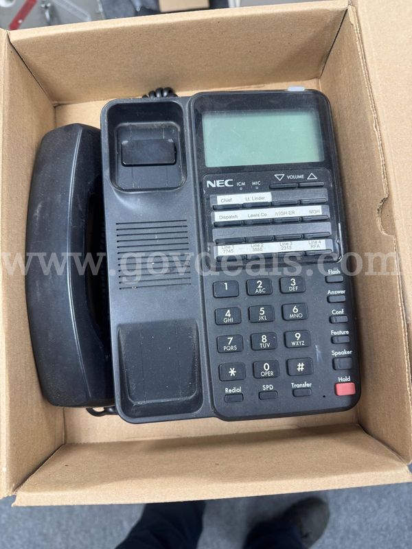 Lot of 6 NEC Multiline Office Desk Phones