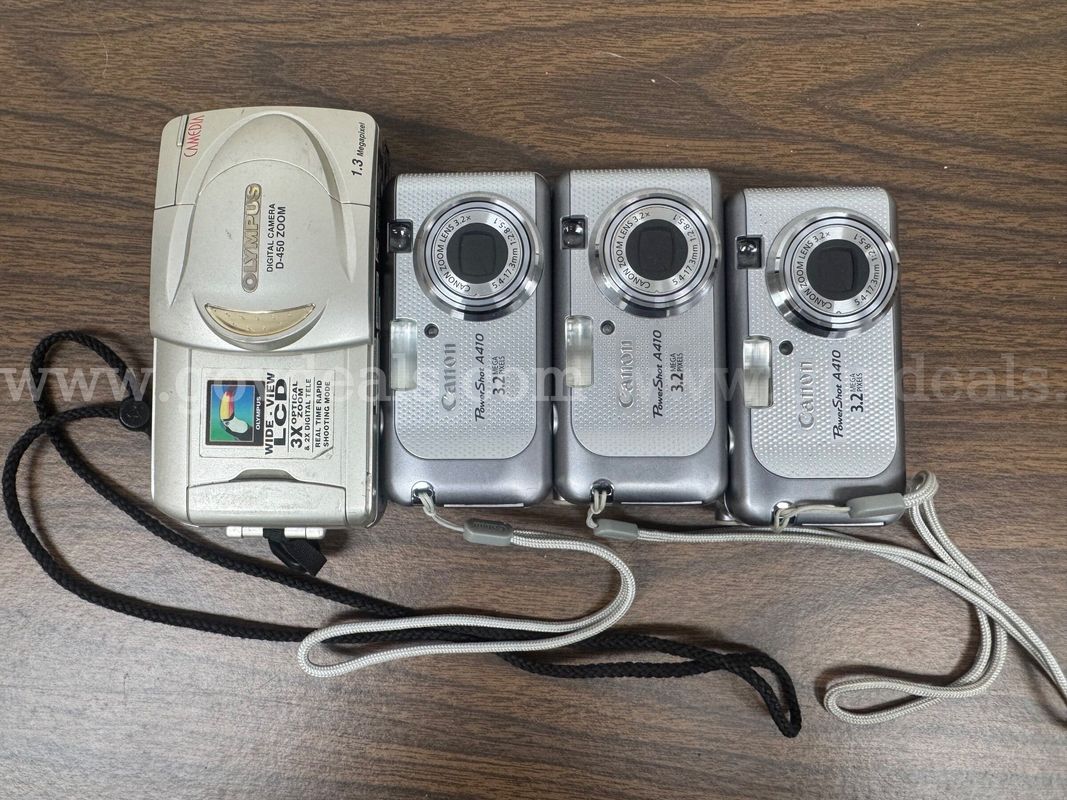 Lot of 4 Digital Cameras