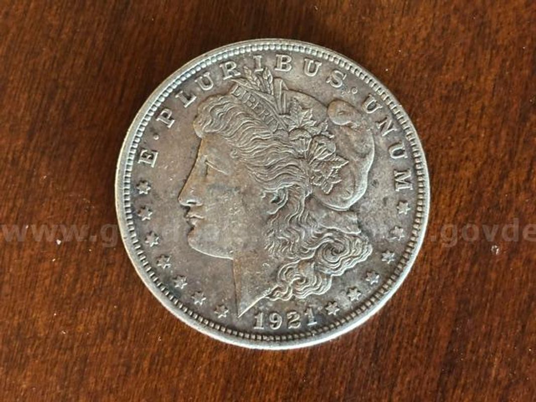 1921 Morgan Silver Dollar – No Mint Mark – Circulated