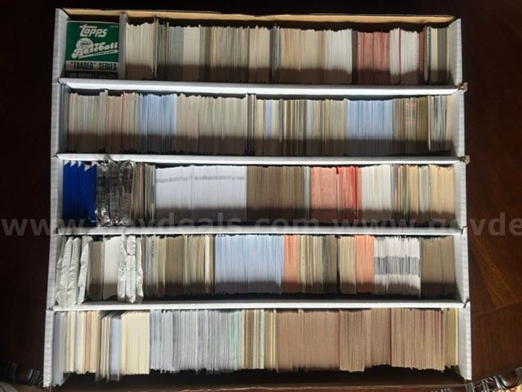 Sports Trading Card Collection – 4,830+ Cards (Baseball & Football) | 1980s–Modern Era | HOF, Sealed Packs & SHIPPING!
