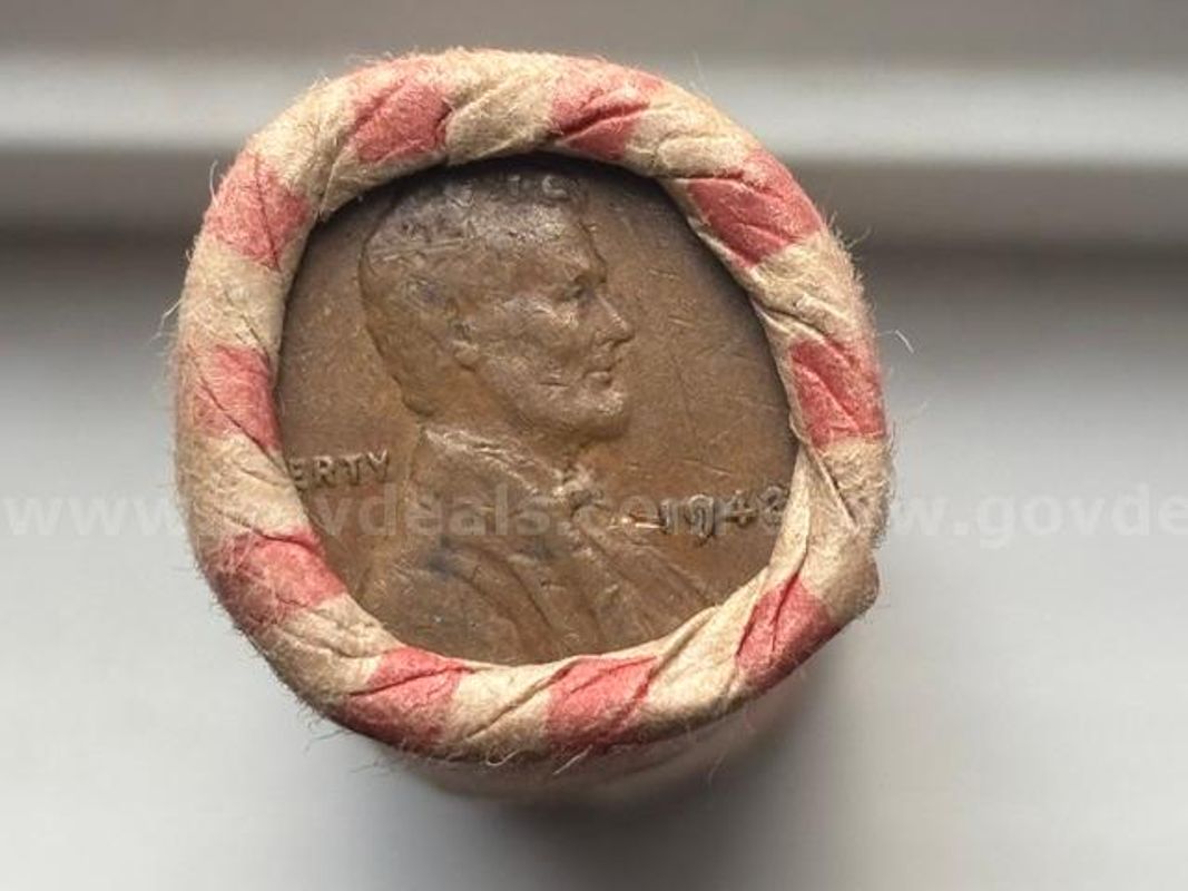 1942 Lincoln Wheat Penny Roll (50 Coins) — Philadelphia Mint, Unsearched Estate Find SHIPS!
