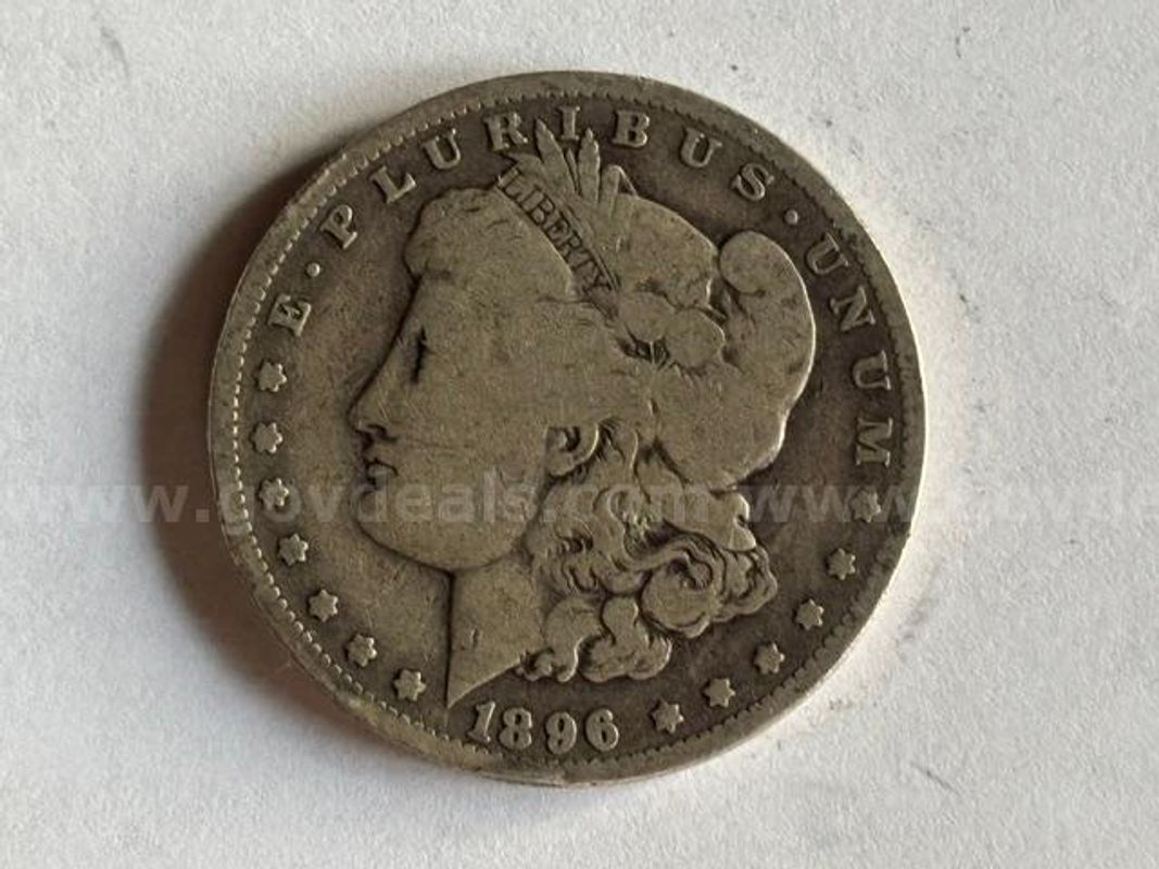 1896-O Morgan Silver Dollar — New Orleans Mint, 90% Silver, Circulated