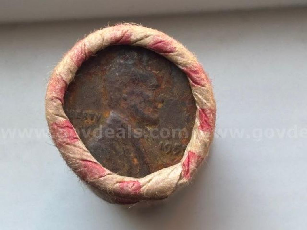 1955 Lincoln Wheat Penny Roll (50 Coins) — Philadelphia Mint, Unsearched Estate Find SHIPS!