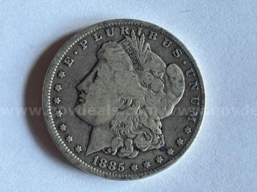 1885-O Morgan Silver Dollar — New Orleans Mint, 90% Silver, Circulated SHIPS!
