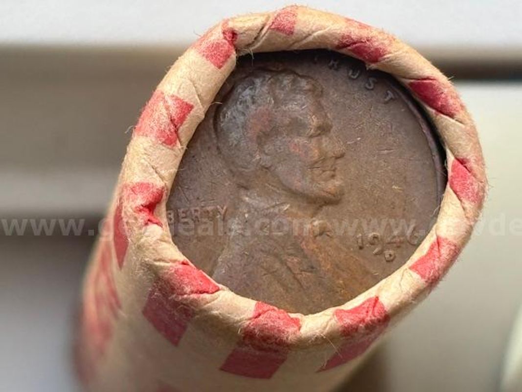 1946-D Lincoln Wheat Penny Roll (50 Coins) — Denver Mint, Unsearched Estate Find SHIPS!