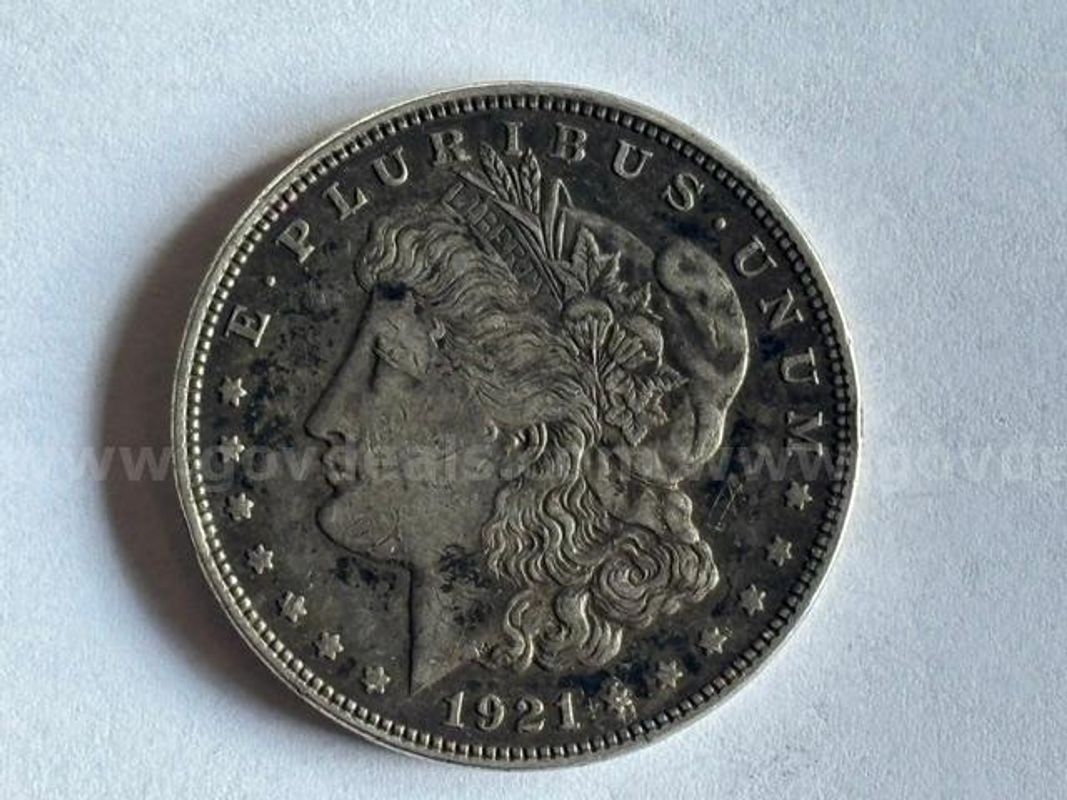 1921 Morgan Silver Dollar — Philadelphia Mint, 90% Silver, Circulated SHIPS!