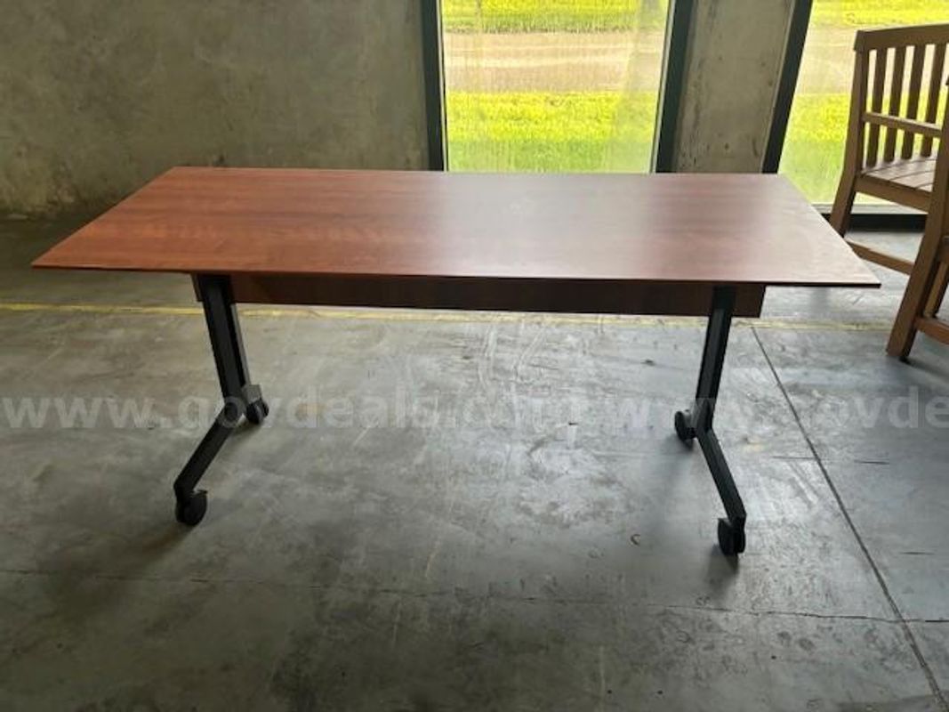 Haworth Rectangular Tables with Wheels - Set of 2