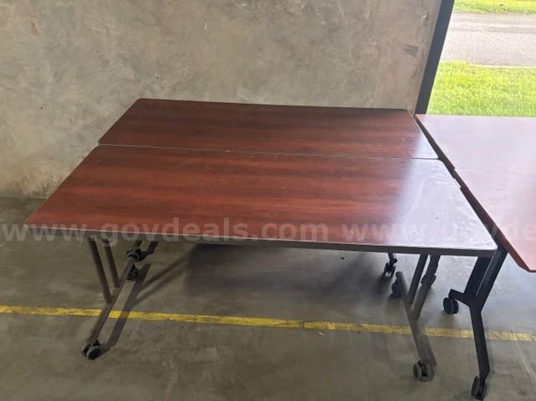 Rectangular Tables with Wheels - Set of 2