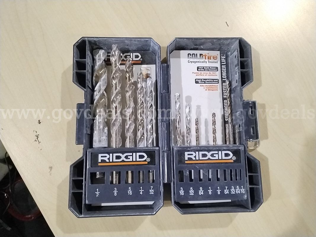 Ridgid Drill Bit Set