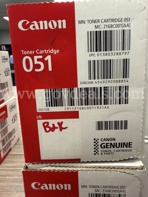 Cannon Toner Cartridges (new)