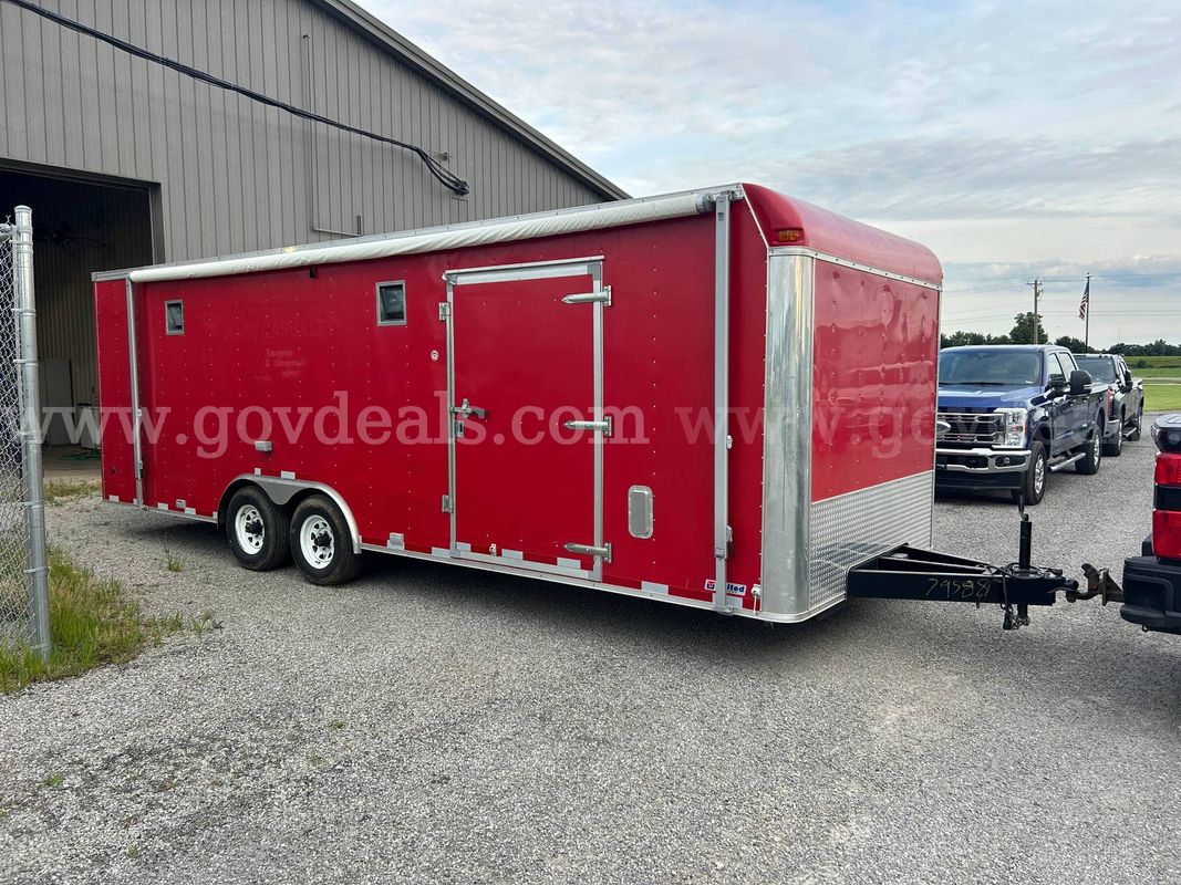 Trailer, 8.5x24 Tandem Axle