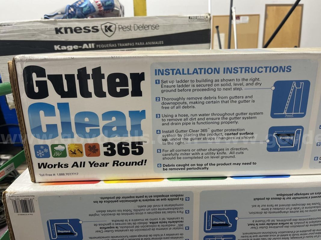 Lot of 8 Gutter Clear Gutter Protection
