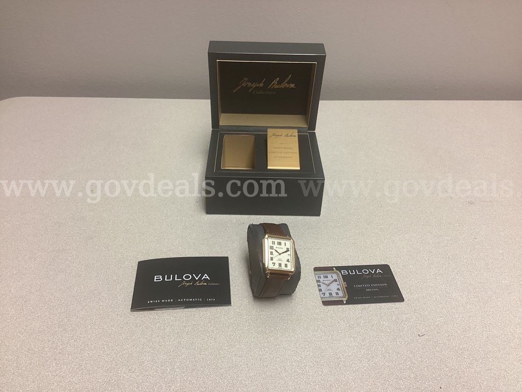 Joseph Bulova Collection, a high end line limited edition, men’s watch