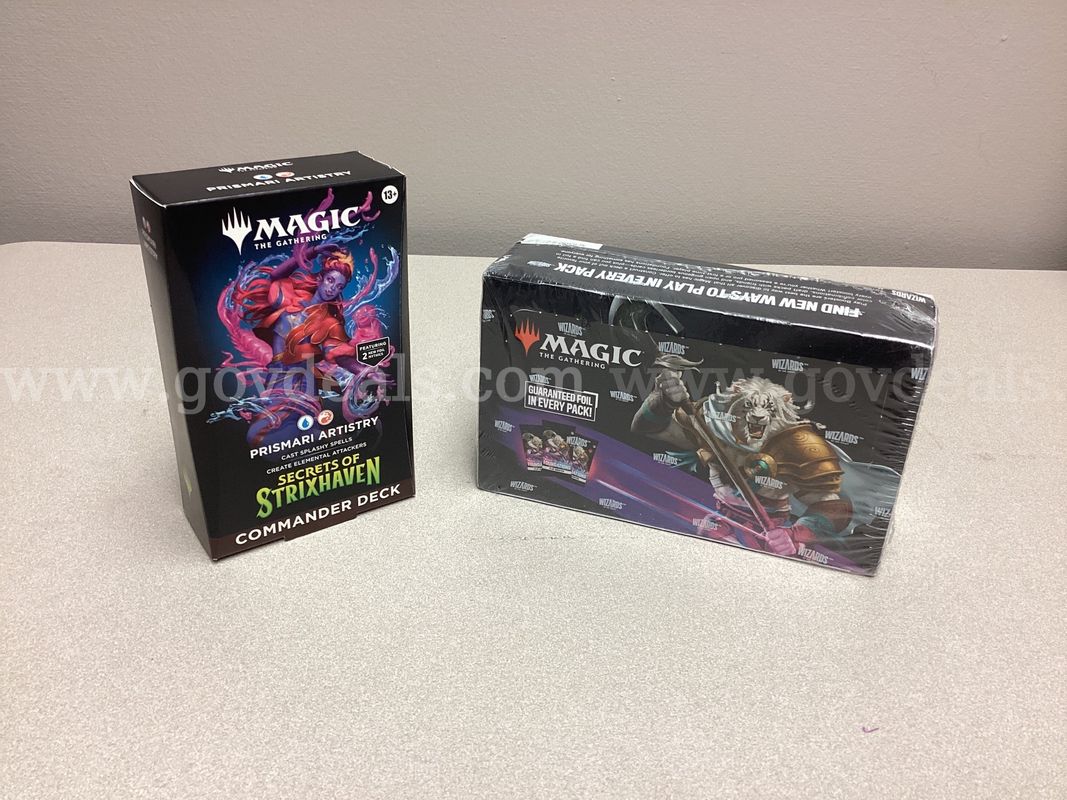 Magic the Gathering Secrets of Strixhaven Prismari Artistry, Foundation Play Booster Box