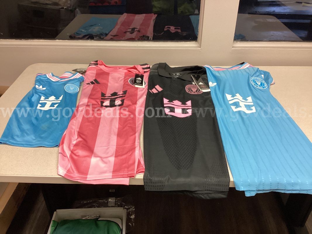 Lot of 4 Messi Soccer Jerseys 