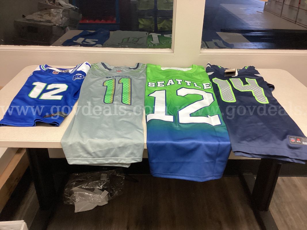 Lot of 4 Seattle Seahawk Jerseys 