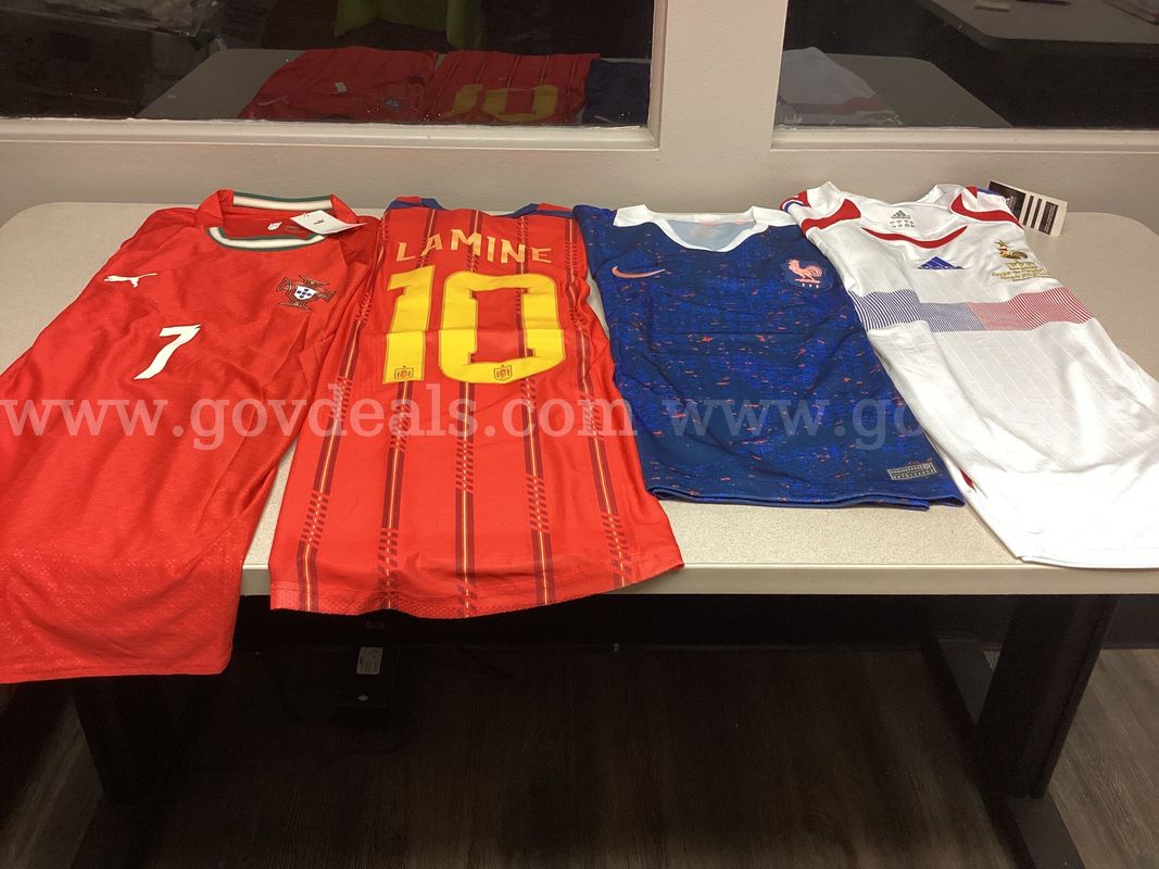 Lot of 4 Soccer Jerseys 
