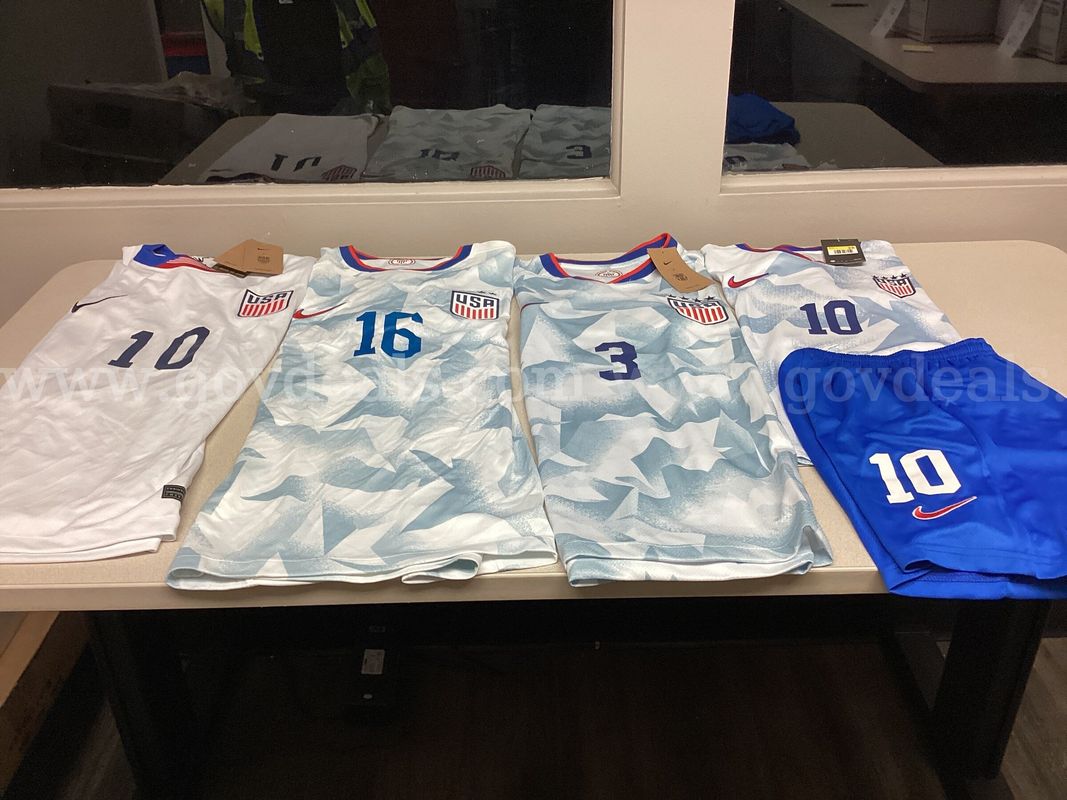 Lot of 3 Soccer Jerseys and 1 Short Set