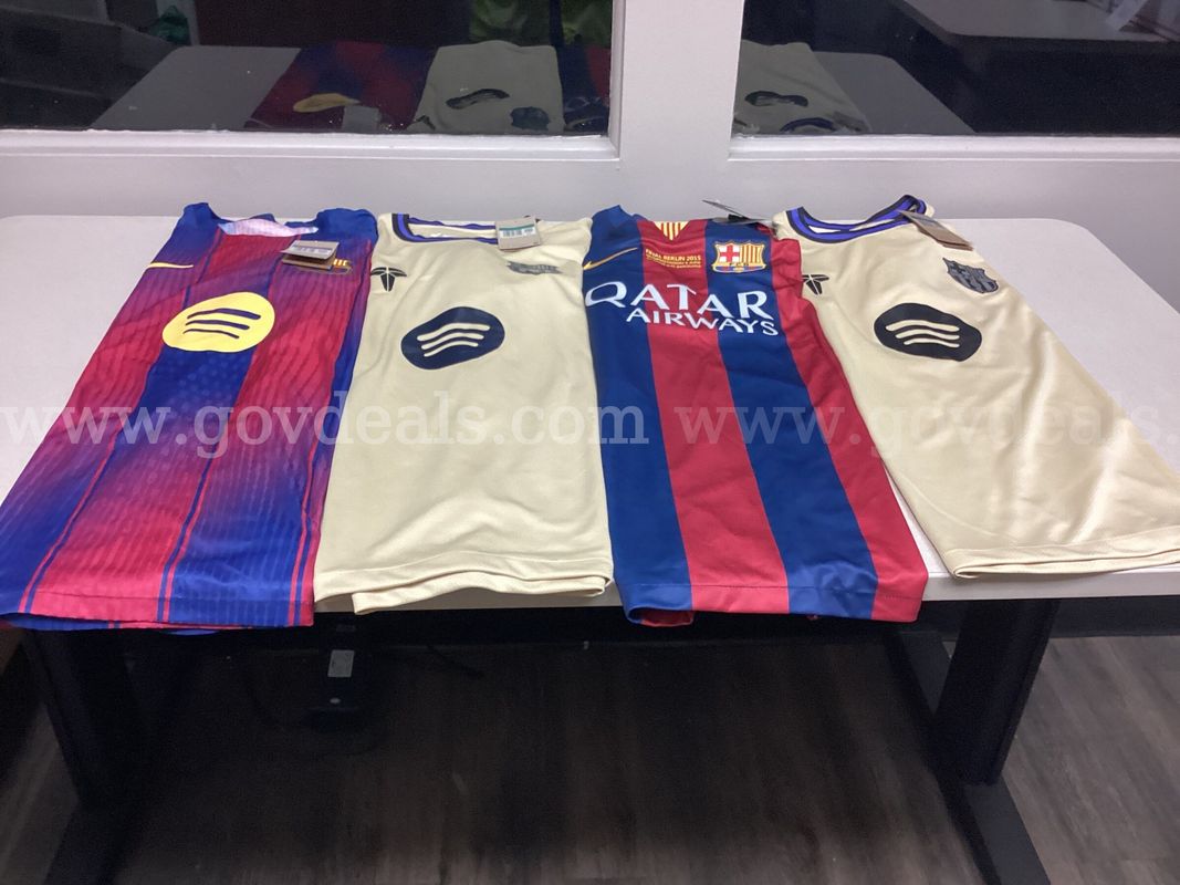Lot of 4 Soccer Jerseys