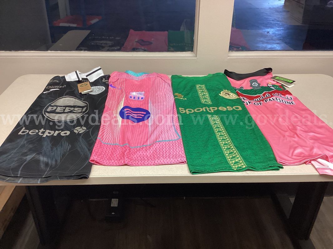 Lot of 4 Soccer Jerseys