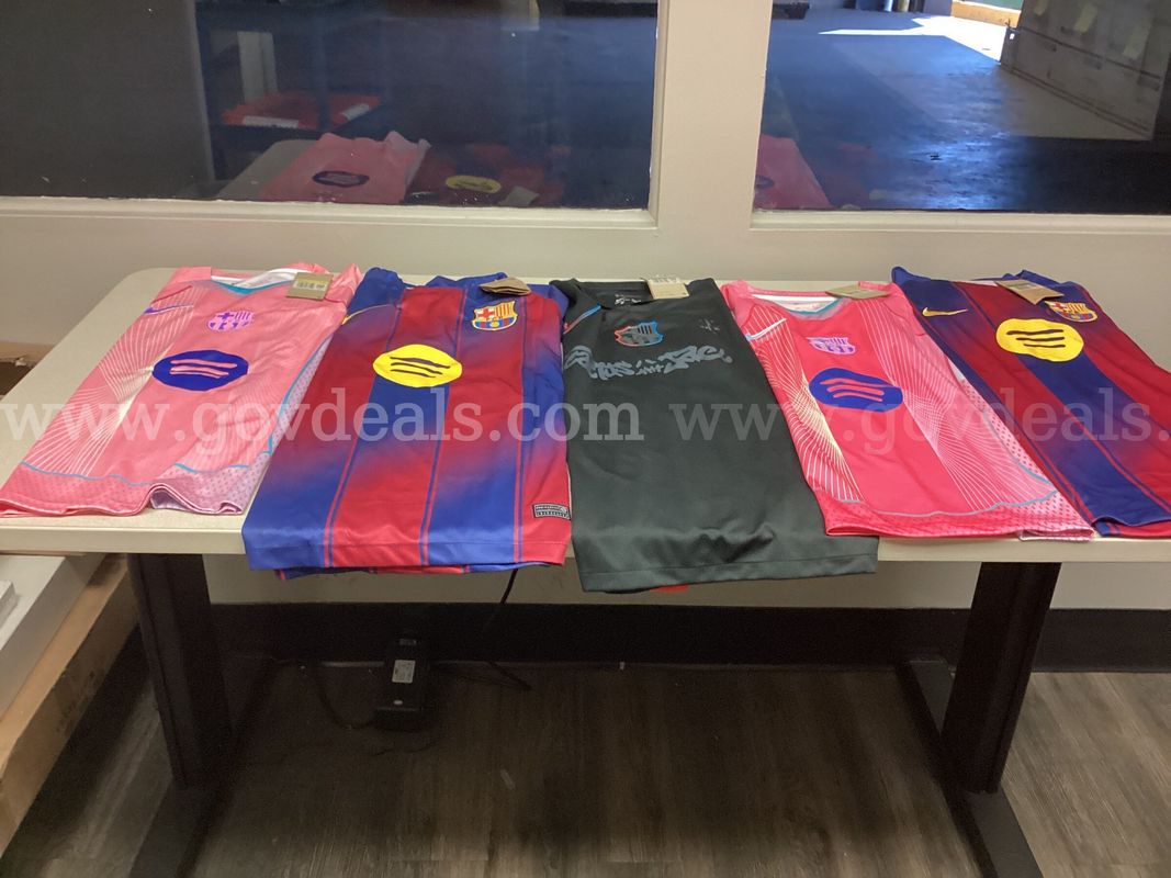 Lot of 5 Soccer Jerseys