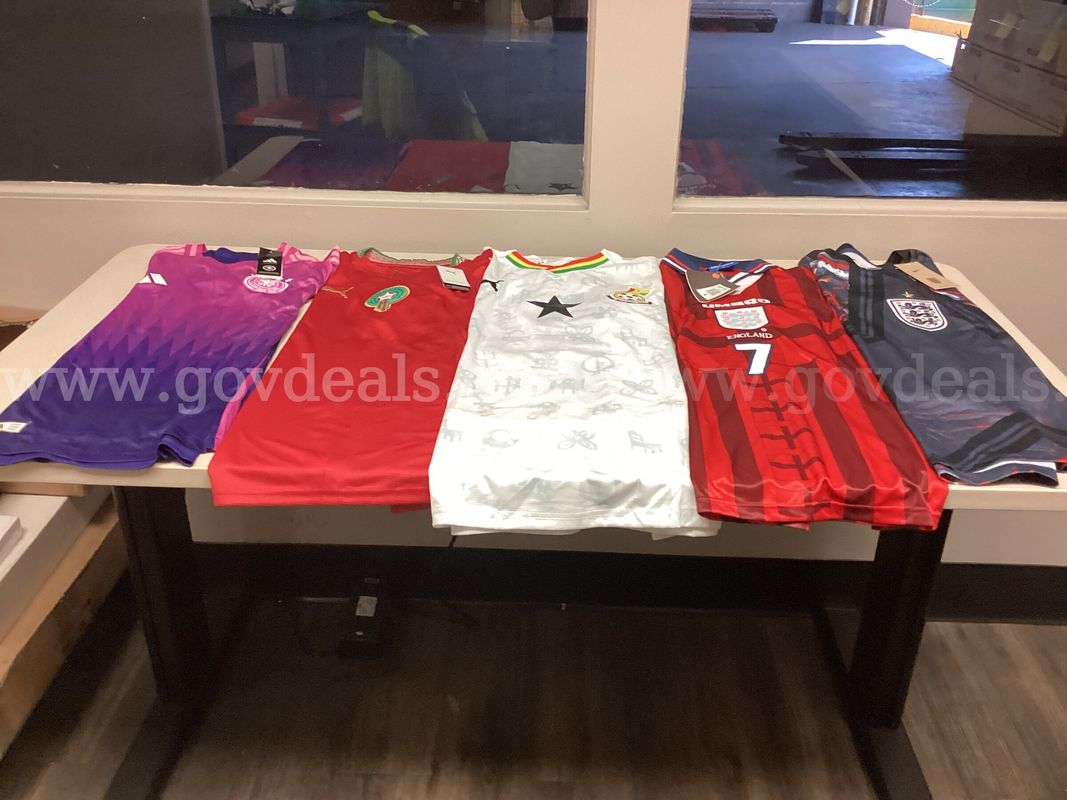 Lot of 5 Soccer Jerseys