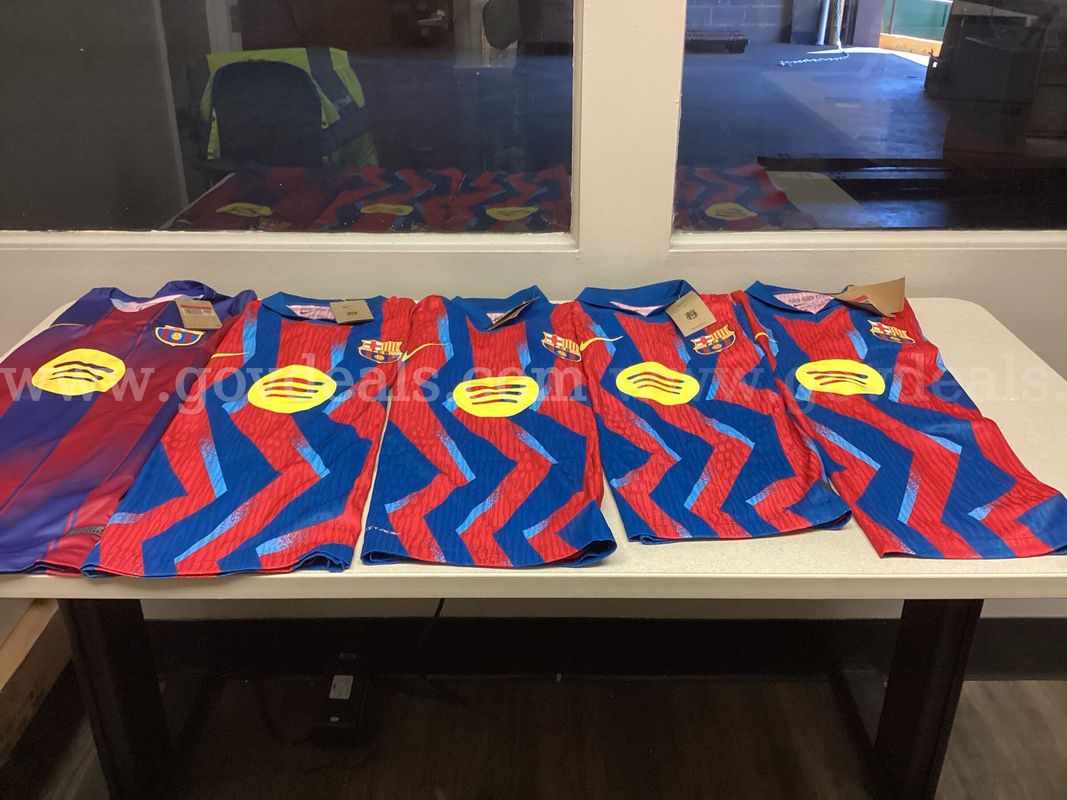 Lot of 5 Soccer Jerseys