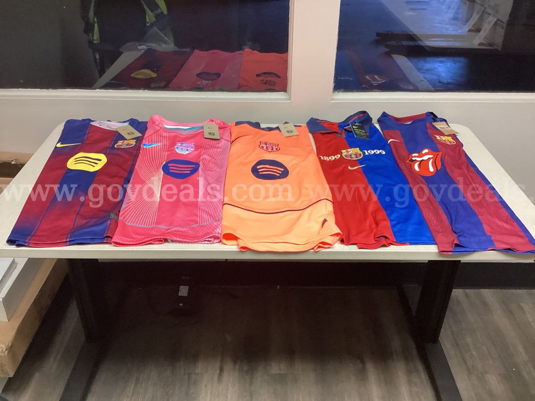 Lot of 5 Soccer Jerseys
