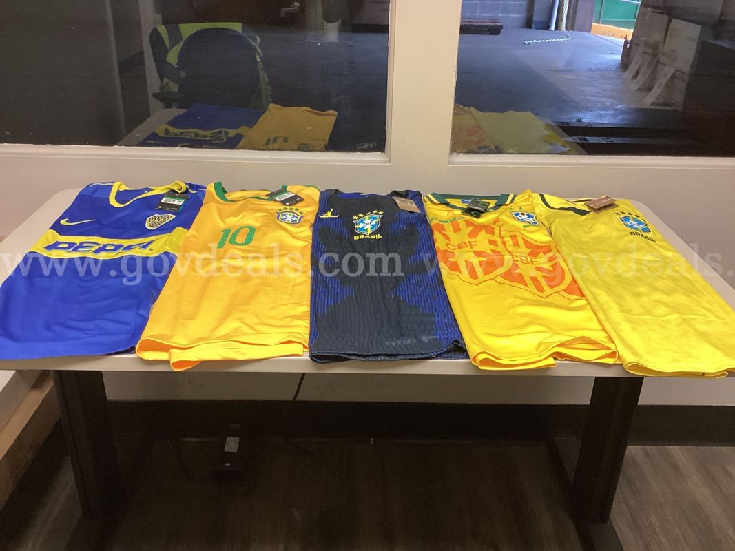 Lot of 5 Soccer Jerseys