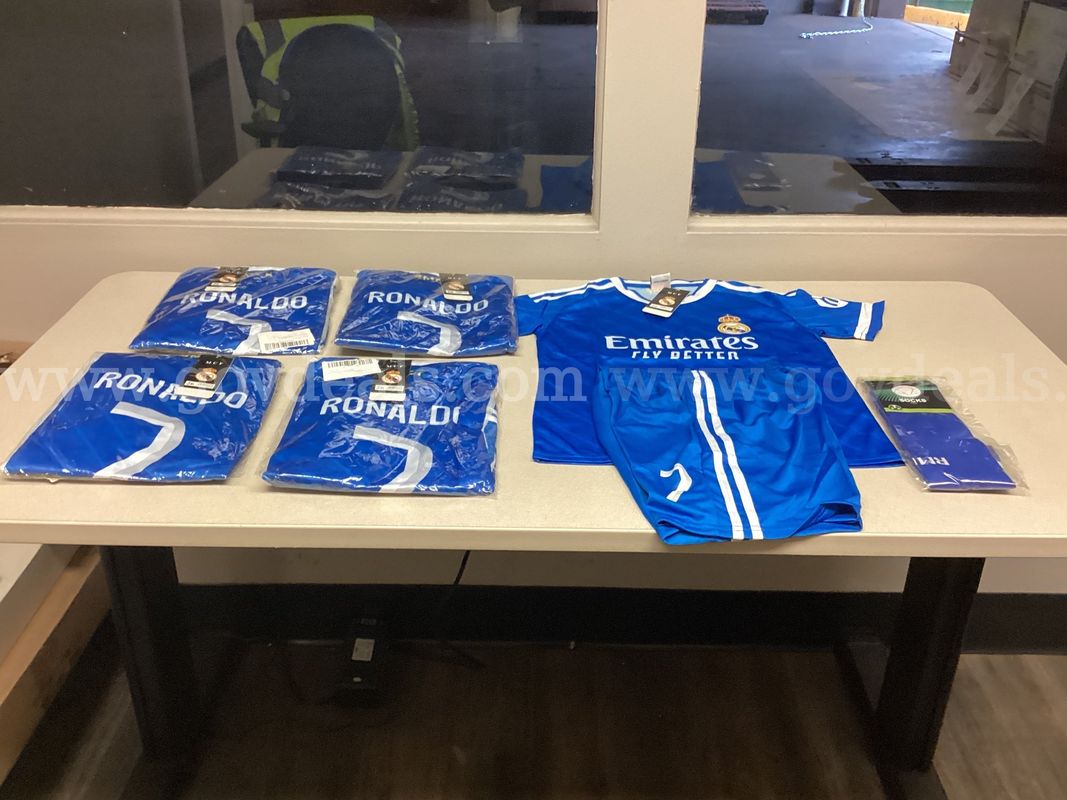 Lot of 5 Soccer Jersey Short Sets