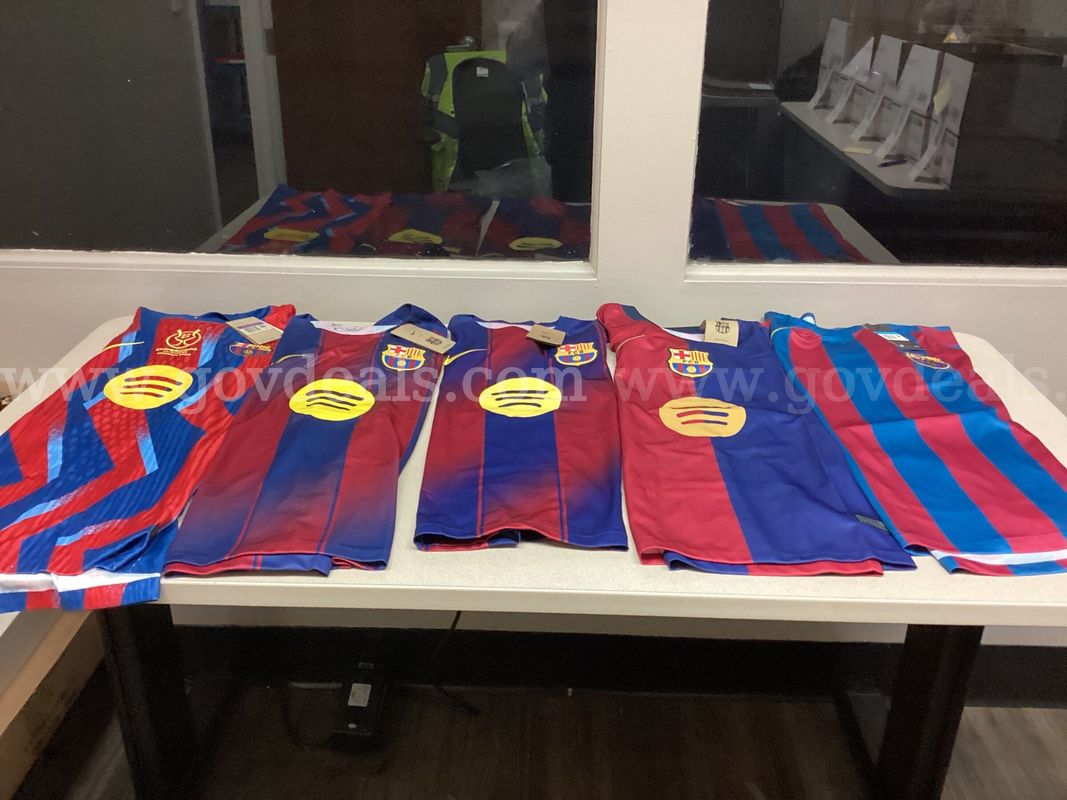 Lot of 5 Soccer Jerseys