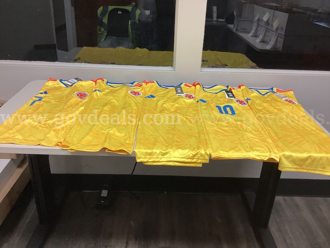 Lot of 5 Soccer Jerseys 