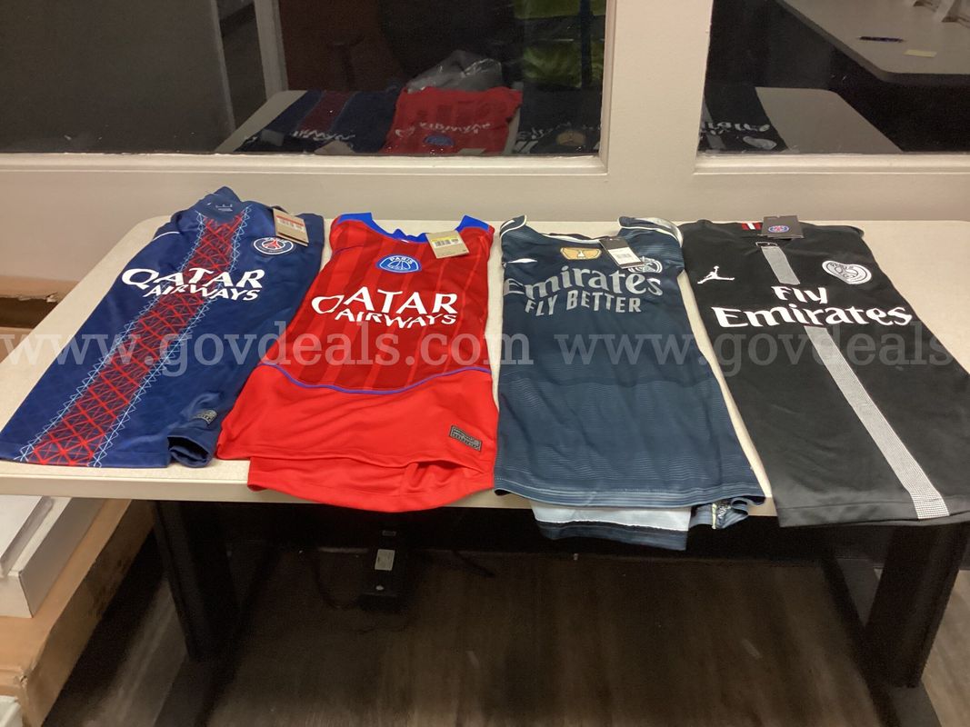 Lot of 4 Soccer Jerseys 