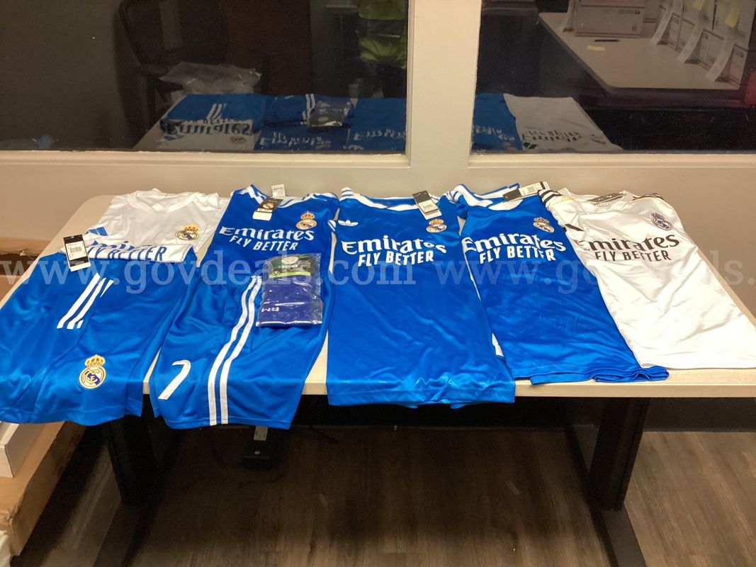 Lot of 3 Soccer Jerseys and two sets