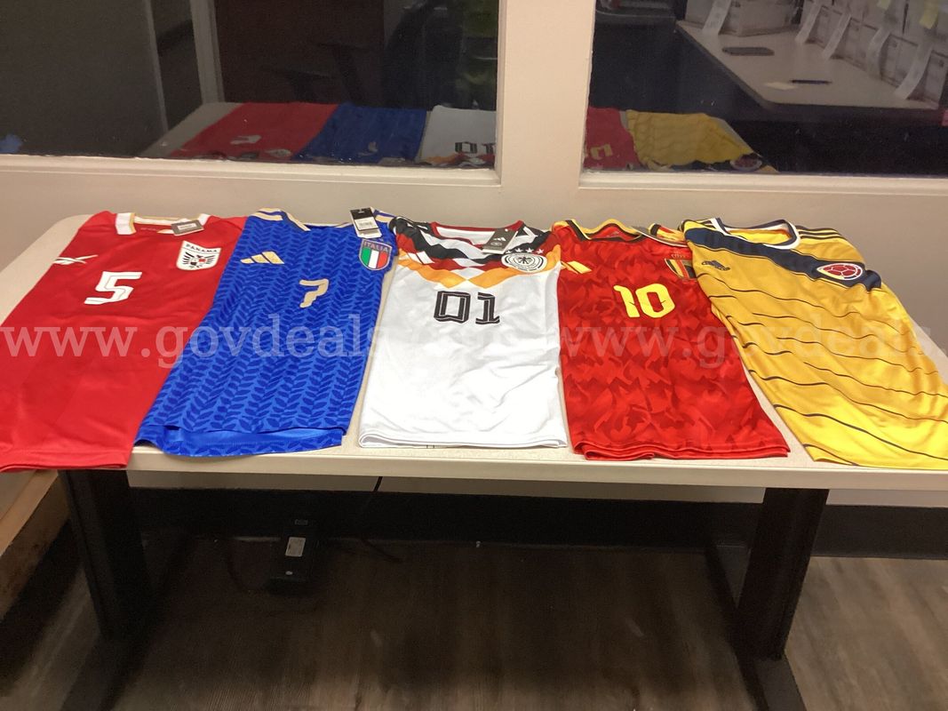 Lot of 5 Soccer Jerseys