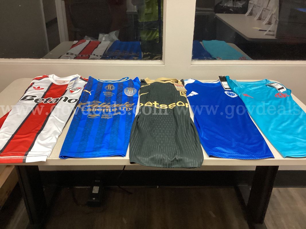 Lot of 5 Soccer Jerseys