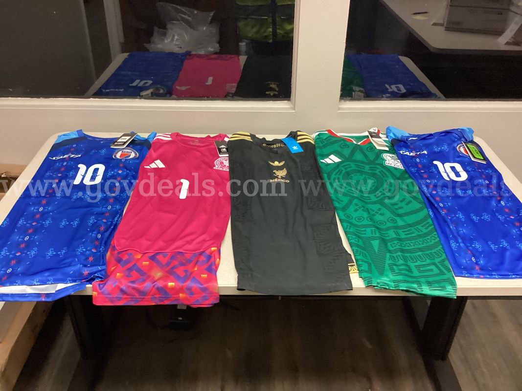 Lot of 5 Soccer Jerseys