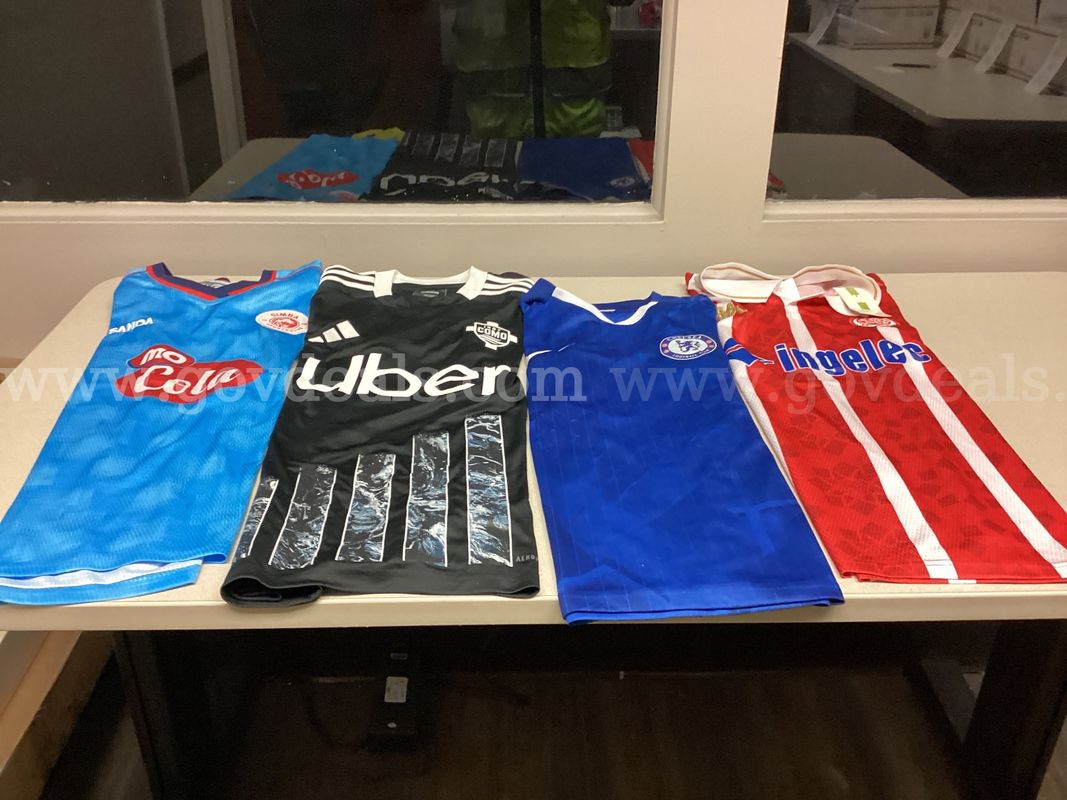 Lot of 4 Soccer Jerseys