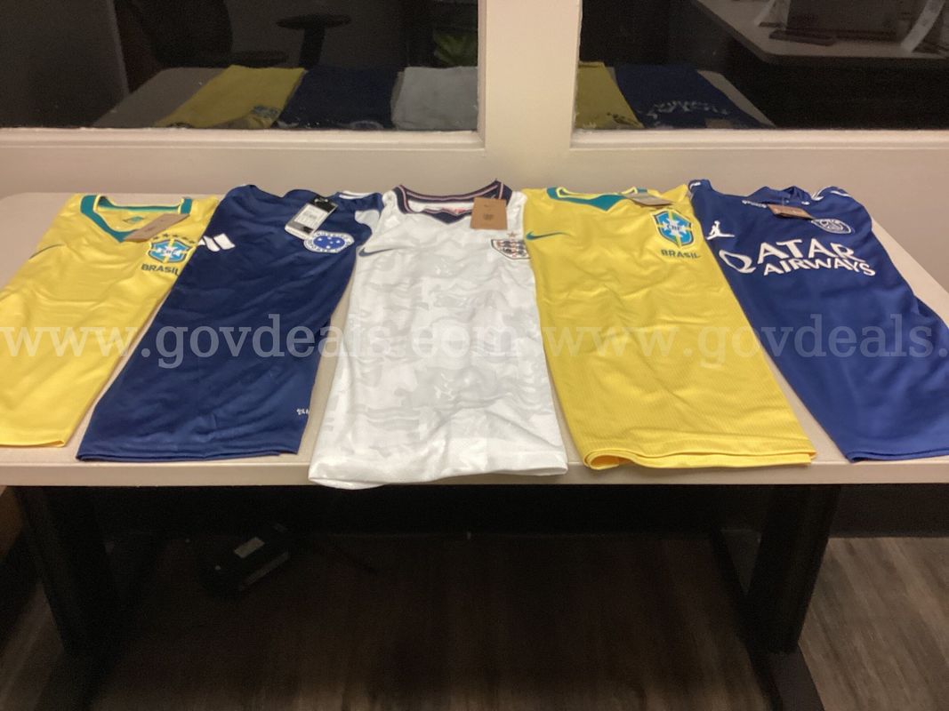 Lot of 5 Soccer Jerseys