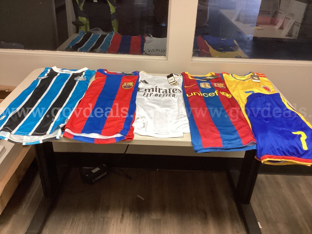 Lot of 5 Soccer Jerseys
