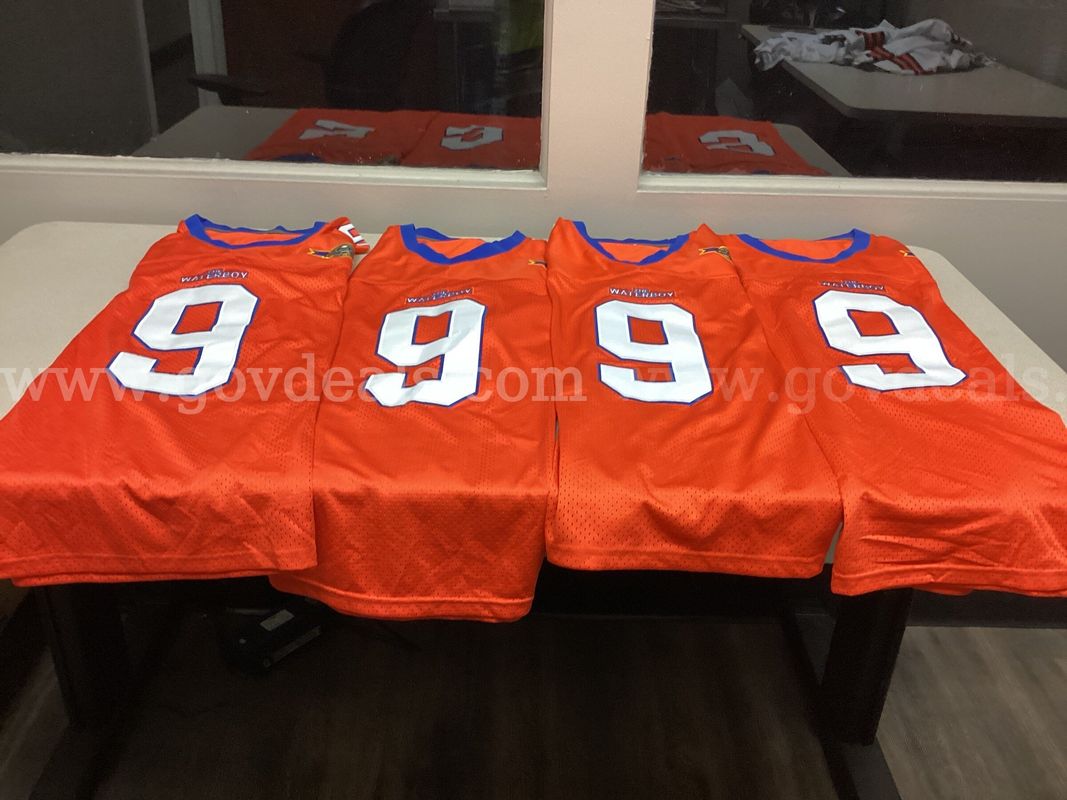 Lot of 4 Bobby Boucher ( The Water Boy ) jerseys