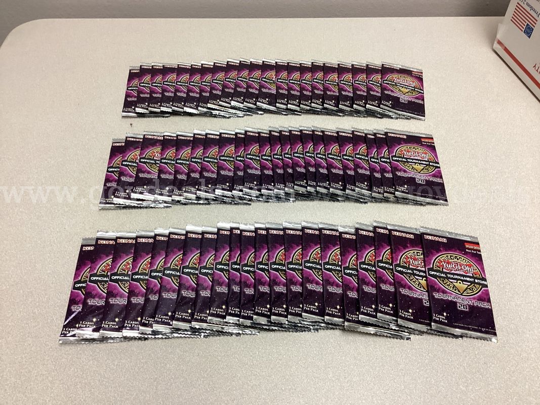 Lot of 64 Yu-Gi-Oh Tournament Packs