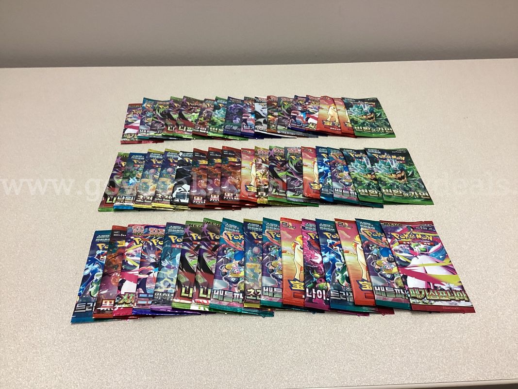 50 Assorted Japanese Pokémon Booster Packs