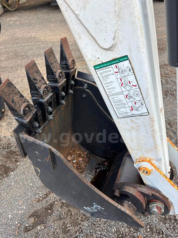 Bobcat backhoe
