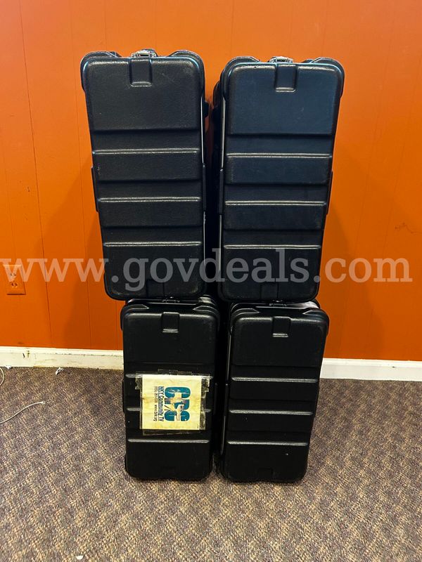Multiple SKB 4-Space ATA Rack Cases