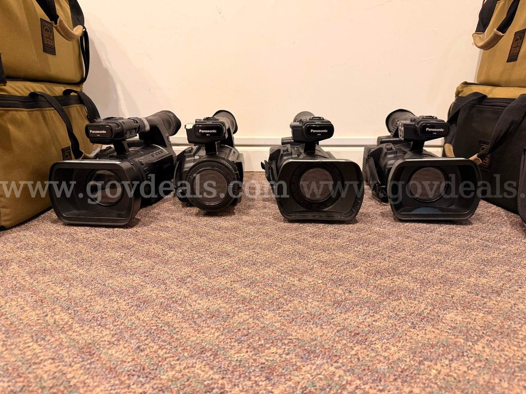 Multiple Panasonic AG-AC160 with bags
